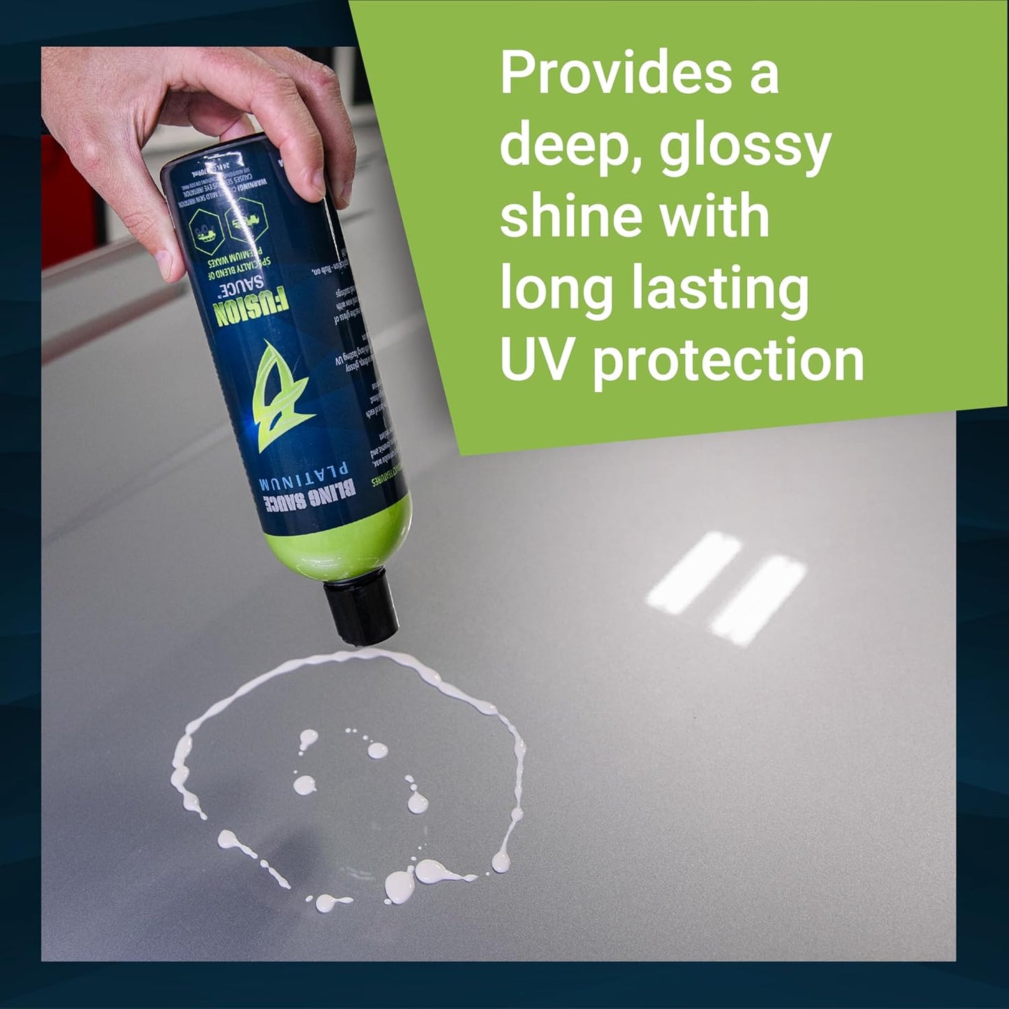 Bling Sauce Platinum Spots Sauce, Heavy-Duty Hard Water Spot Remover for Cars, Trucks, SUVs, 24oz.