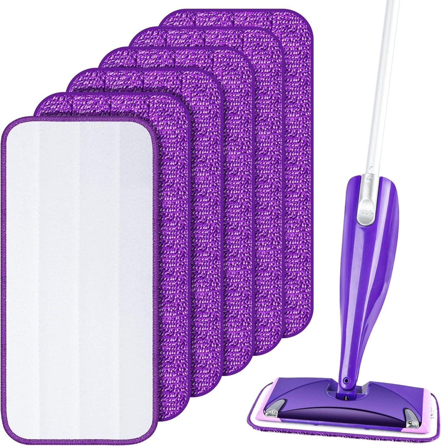 Disposable Mop Pads Refills for Swiffer WetJet Spray Mop - Wet Jet Refill Pads for All Purpose Multi Surface Hardwood Floor Cleaning - Thickened and Super Absorbent - 30 Count