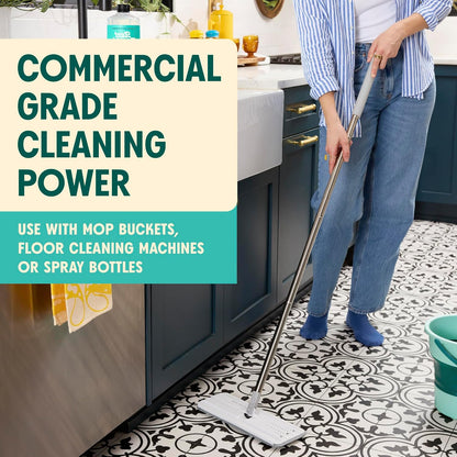 Aunt Fannie's Ultra Concentrated Floor Cleaner Vinegar Wash, Multi-Surface Solution For Mopping, Value Size, Bright Lemon Scent, 64 oz