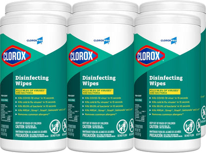 CloroxPro Clorox Disinfecting Wipes, Fresh Scent, 75 Count (Package May Vary)