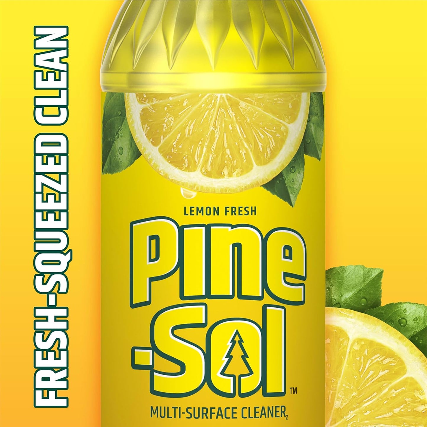 Pine-Sol Multi-Surface Cleaner, Lemon Fresh, 14 Fluid Ounces (Pack May vary)