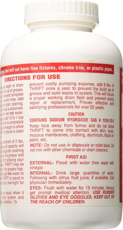 Thrift Marketing GIDDS-TY-0400879 Drain Cleaner 2 lb , White