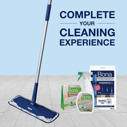 Bona Multi-Surface Floor Cleaner Refill - 128 fl oz - Lemon Mint - Residue-Free Floor Cleaning Solution refill for Spray Mop and Spray Bottles - For Use on Stone, Tile, Laminate, and Vinyl Floors