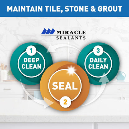 Miracle Sealants Tile & Stone Cleaner Concentrate for Natural Stone, Tile & Grout, 32 oz
