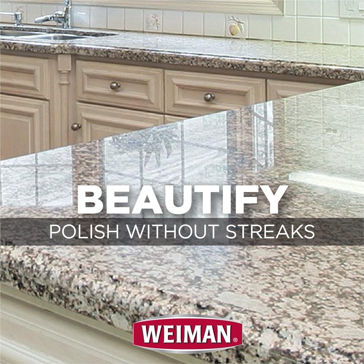 Weiman Disinfectant Granite Daily Clean & Shine, 24 Fl Oz (Pack of 1)
