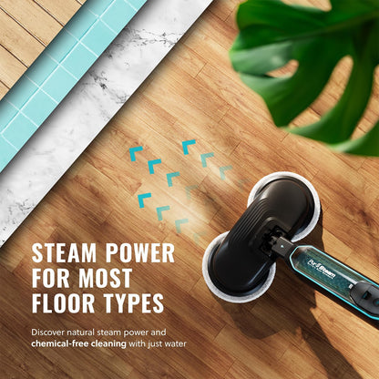 PurSteam 10-in-1 Steam Mop, Floor Steamer with Detachable Handheld Steam Cleaner for Tile, Hardwood Floors