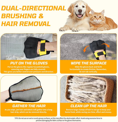 Pet Hair Remover, Dog and Cat Hair Remover, Wool Hair Remover, Carpet Rake for Pet Hair Removal, Carpet Rake, Pile Brush, Hand Shaver for Carpets, Car Cushions, Sofas, Pet Beds, Furniture & Rug