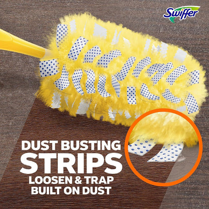 Swiffer 21620BX 360 Dusters Refill, Dust Lock Fiber, Yellow, 6/Box