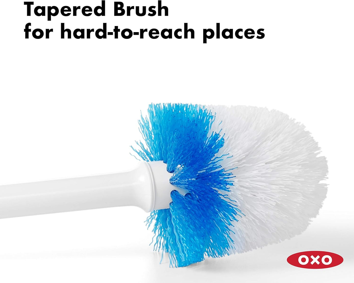 OXO Good Grips Compact Toilet Brush & Canister - Gray
