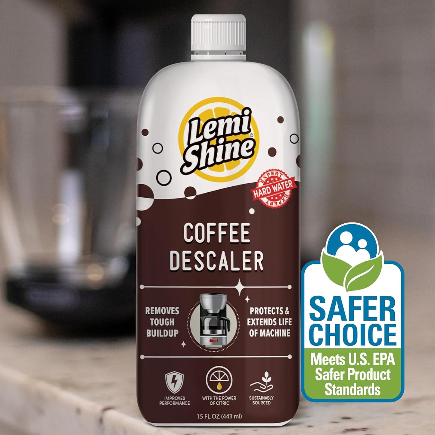 Lemi Shine Garbage Disposal Cleaner and Deodorizer Powered By Citric Acid | Foam Cleaner For Kitchen Garbage Disposal with a Natural, Fresh Lemon Scent (2 Count)