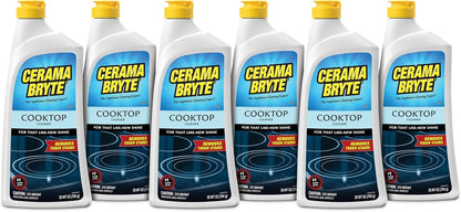 Cerama Bryte Cooktop and Stove Top Cleaner for Glass-Ceramic Surfaces, 2-28 oz