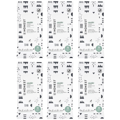 The Honest Company Hypoallergenic Multi-Use Baby Wipes for Sensitive Baby Skin, Rose Blossom, 60 Count