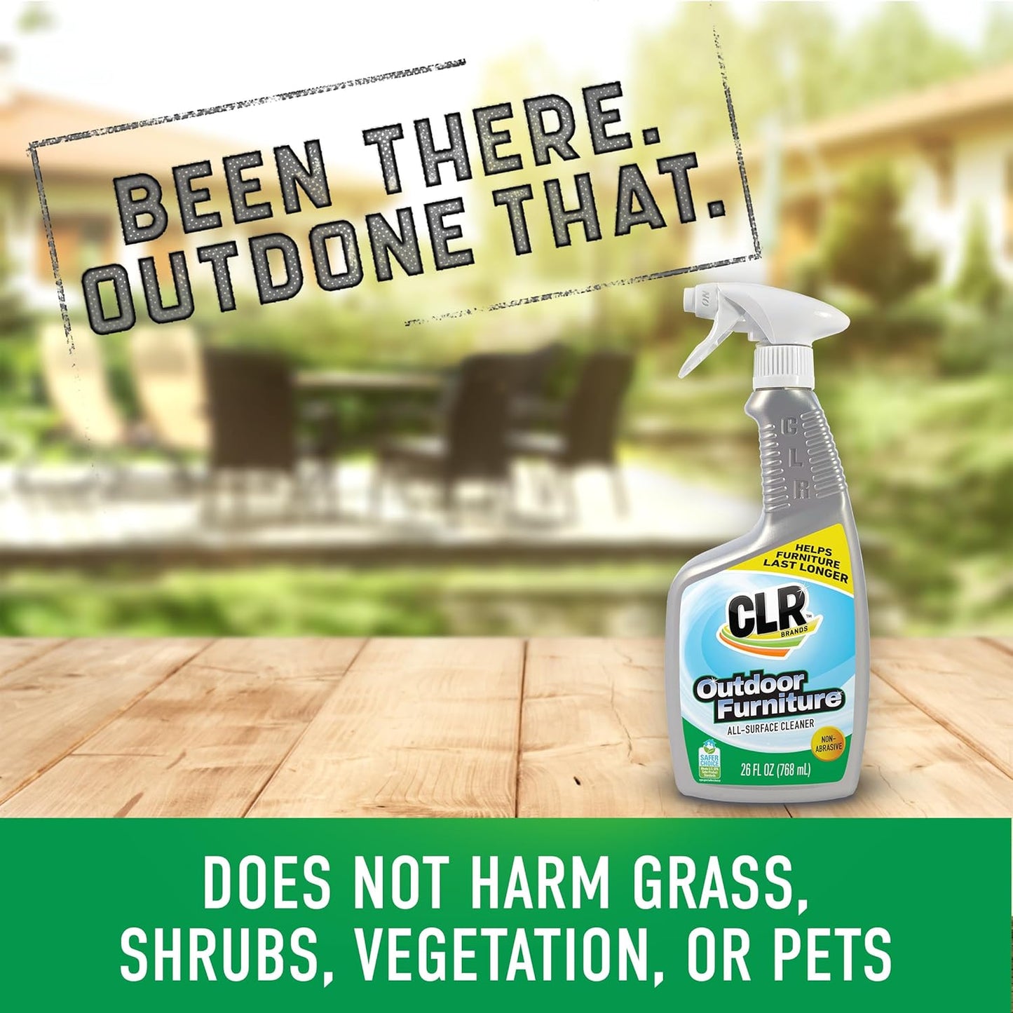 CLR Outdoor Furniture Cleaner, Multi-Surface, 26 Ounce Spray Bottle (Packaging May Vary)