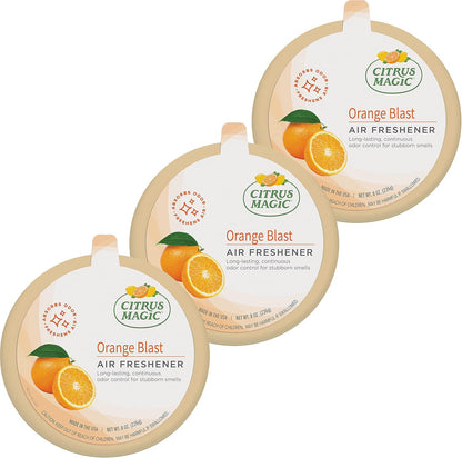 Citrus Magic Odor Absorbing Solid Air Freshener, Fresh Citrus, 8-Ounce, Pack of 1