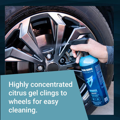 Bling Sauce Platinum Spots Sauce, Heavy-Duty Hard Water Spot Remover for Cars, Trucks, SUVs, 24oz.