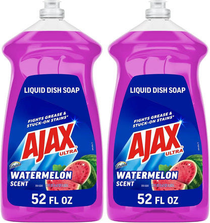 Ajax Ultra Liquid Dish Soap Orange Scent, Triple Action, 90 fl oz Bottle