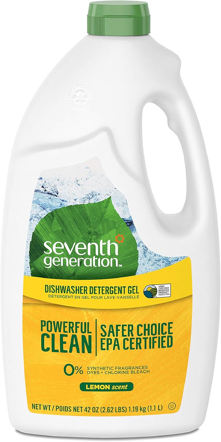 Seventh Generation Free and Clear Dishwasher Detergent Gel 42 Fluid ounce
