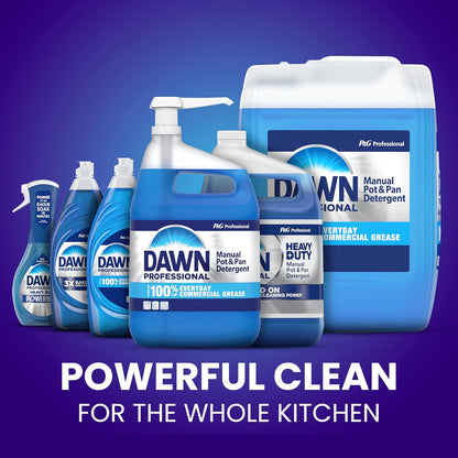 Dawn PRO Heavy Duty Powerwash, Bulk Foaming Dish Spray for Cleaning Burnt-On Grease in Commercial Kitchens, 16 fl oz (Case of 6)