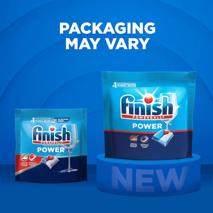 Finish Power Dishwasher Pods, No Pre-Rinse Dishwasher Detergent Soap For Deep Clean & Shine with Degreasing Power, 43 Count