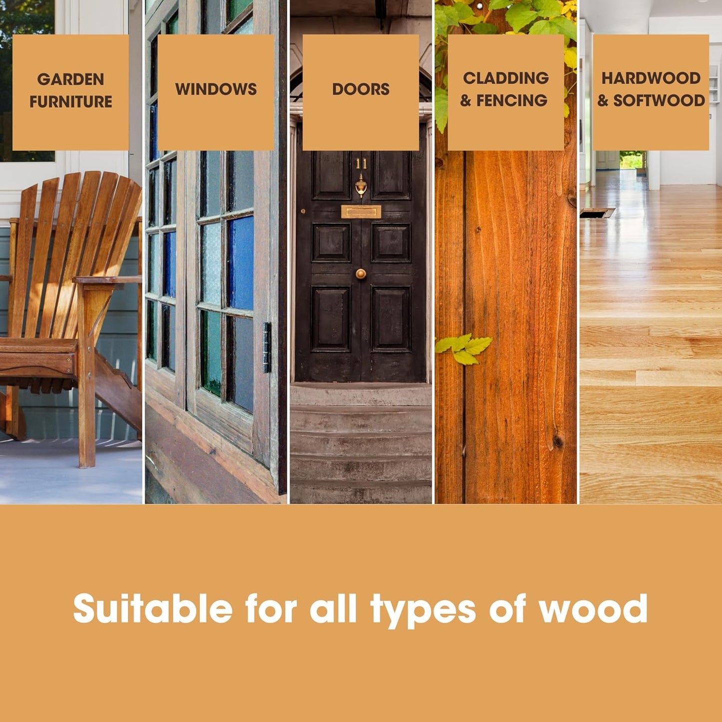Furniture Clinic Wood Cleaner | Cleans Furniture, Shelves, Tables, Barstools, Cabinets & Other Wood Surfaces | Easily Remove Build Up, Grease and Dust | 8.5oz/250ml