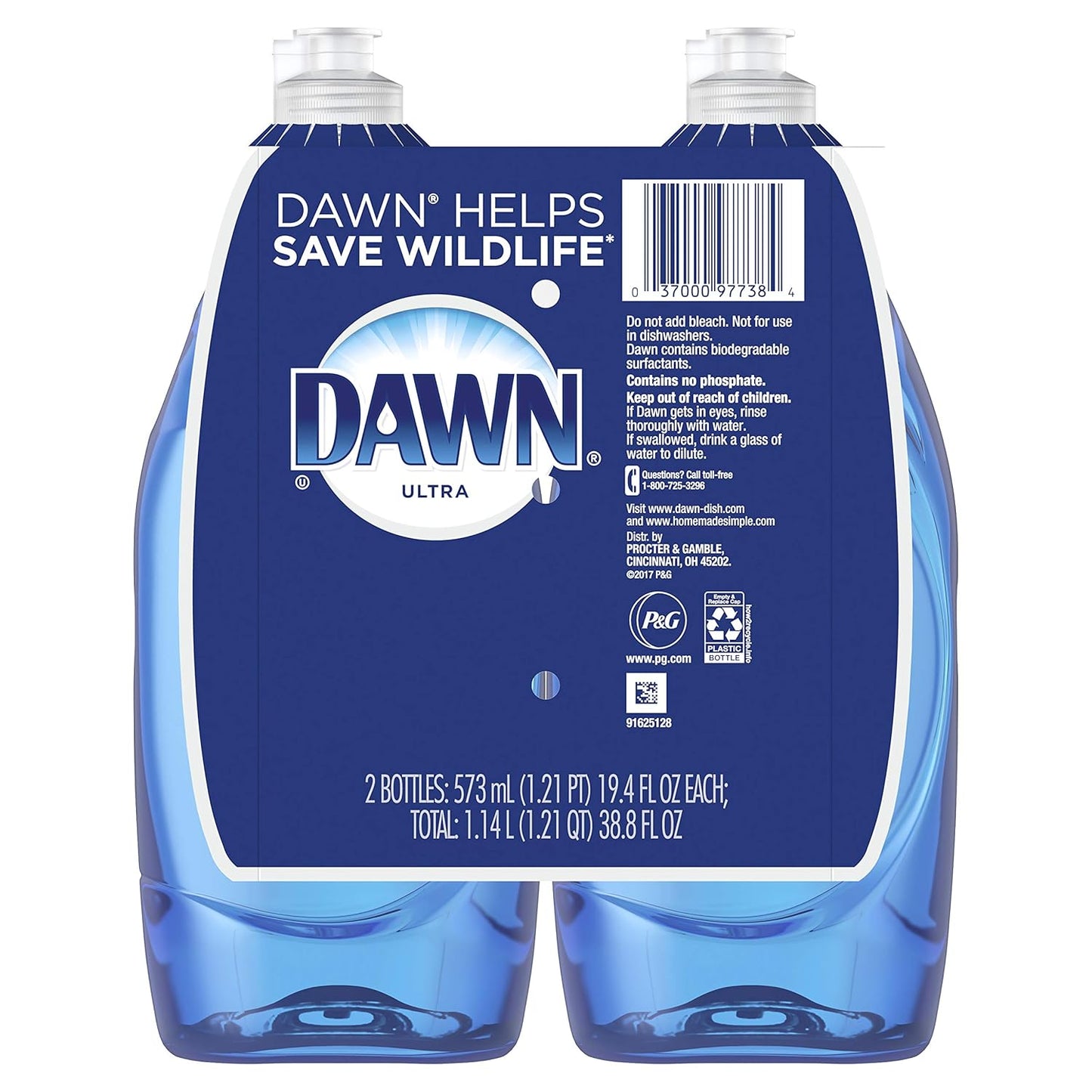 Value Pack of 3 Dawn Procter & Gamble 39713 Dish Soap, Ultra Original, 7.5-oz. Each