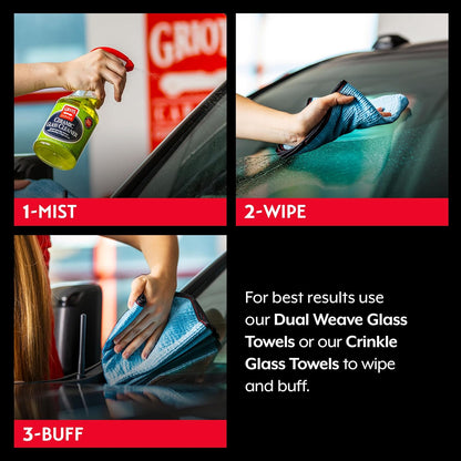 Griot's Garage Ceramic Glass Cleaner Spray for Car Windows, Windshields, Mirrors and Home Use, Cleans and Protects, Streak-Free, 10835, 22oz