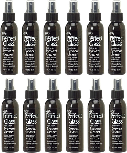 HOPE'S Perfect Glass Eyewear Cleaner - Eye Glass Cleaner for Glasses and Sunglasses - Anti Scratch and Anti Glare Lens Cleaner Spray, 4 Fl Oz, Pack of 1
