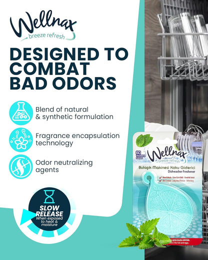 Wellnax Dishwasher Freshener (Green Apple)