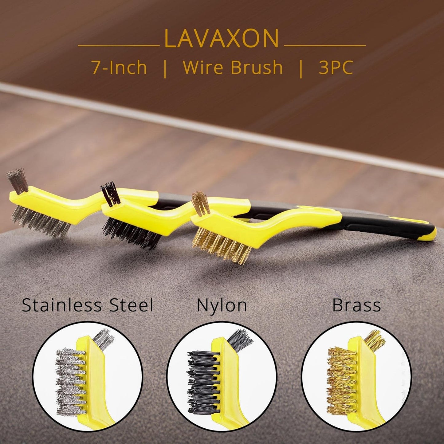 Wire Brush Steel Rust Removal