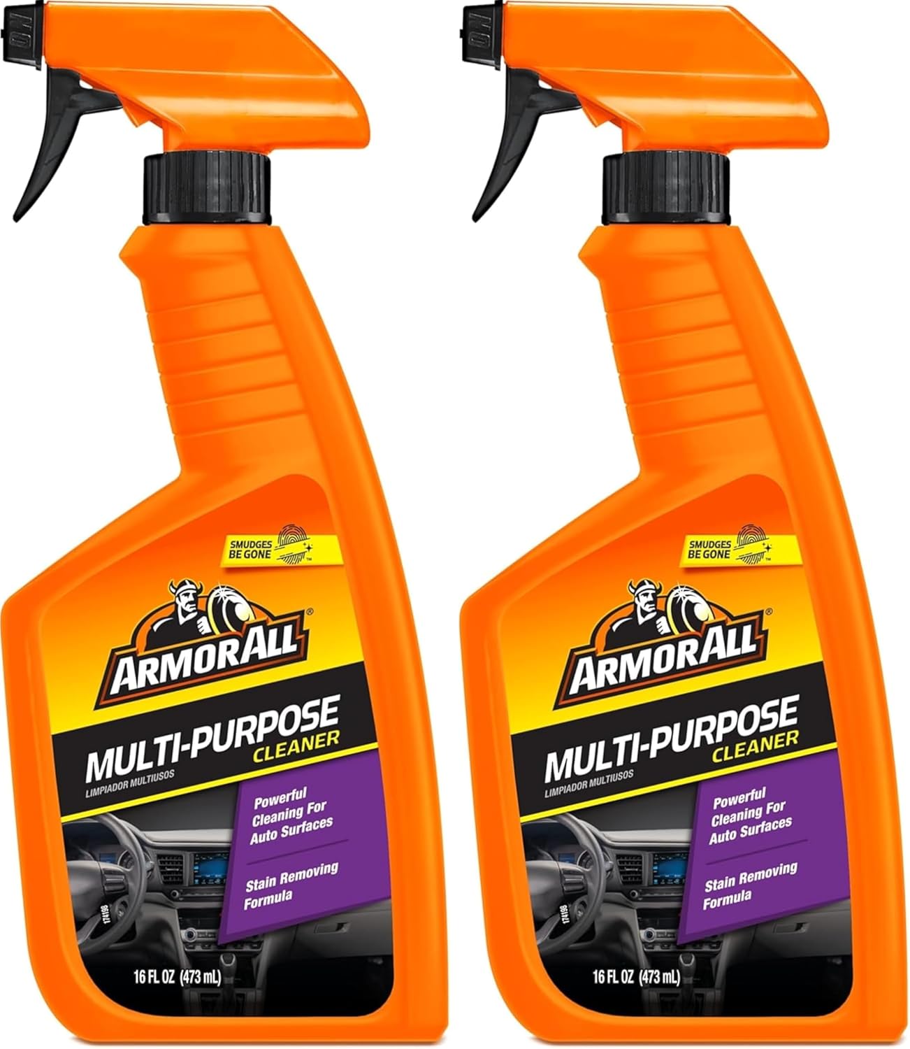 Armor All Multi Purpose Cleaner, Car Cleaner Spray for All Auto Surfaces, 16 Fl Oz