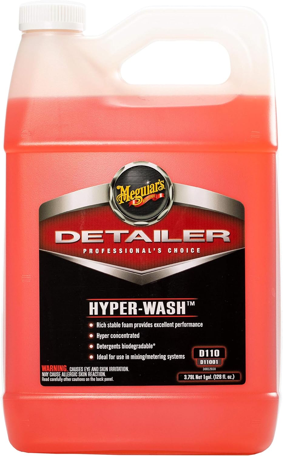 Meguiar's Professional Leather Cleaner & Conditioner D18001-1 Gallon Leather Cleaner & Conditioner Specifically Formulated for Automotive Interior Care, Delivers Professional Results, 128 Oz