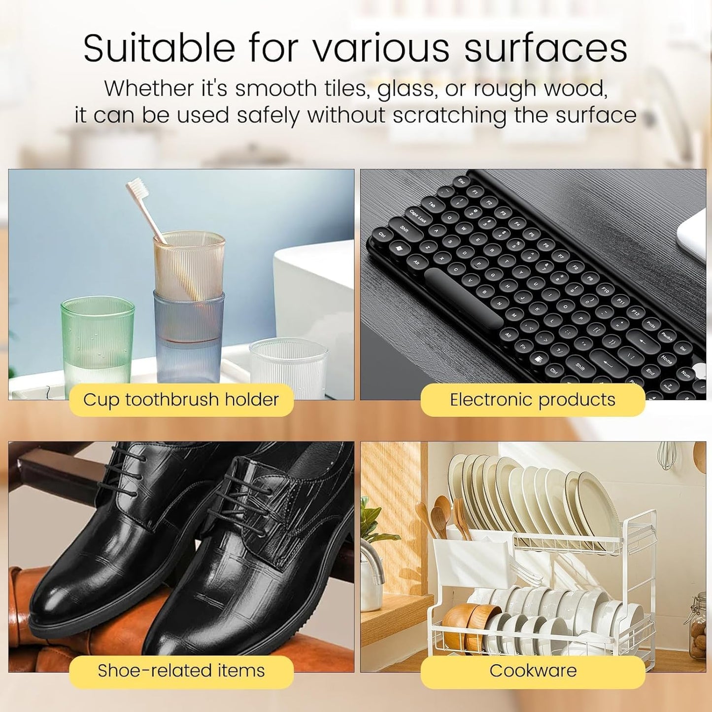 Trendbox 50 Pack Melamine Sponges Magic Cleaning Sponges in Bulk Melamine Foam for Dishes Eraser Sponges for Cleaning