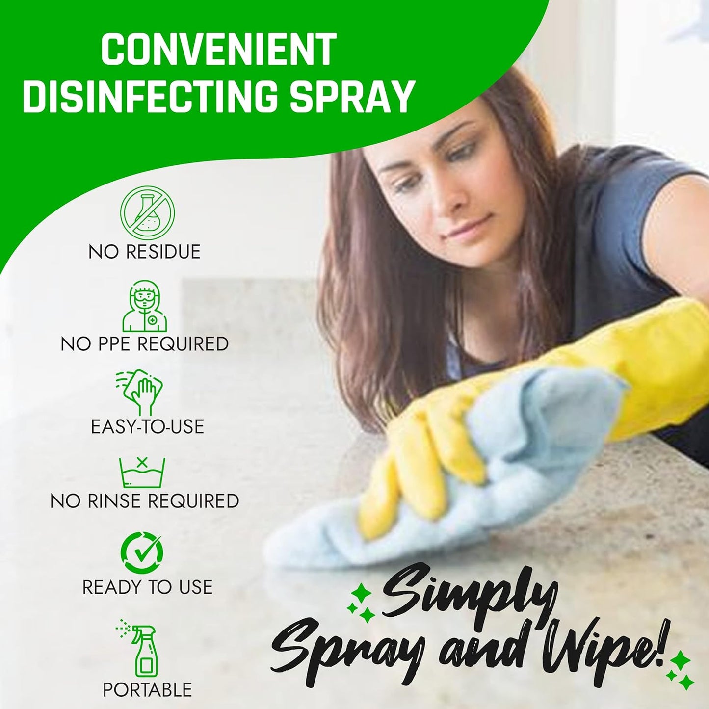 LUCAS-CIDE Ready To Use All Purpose Cleaner - Home Essentials Cleaning Supplies For Everyday Hygiene - Fresh Citrus Scented Disinfecting Spray Bathroom Cleaner, Glass Cleaner, Floor Cleaner, etc.