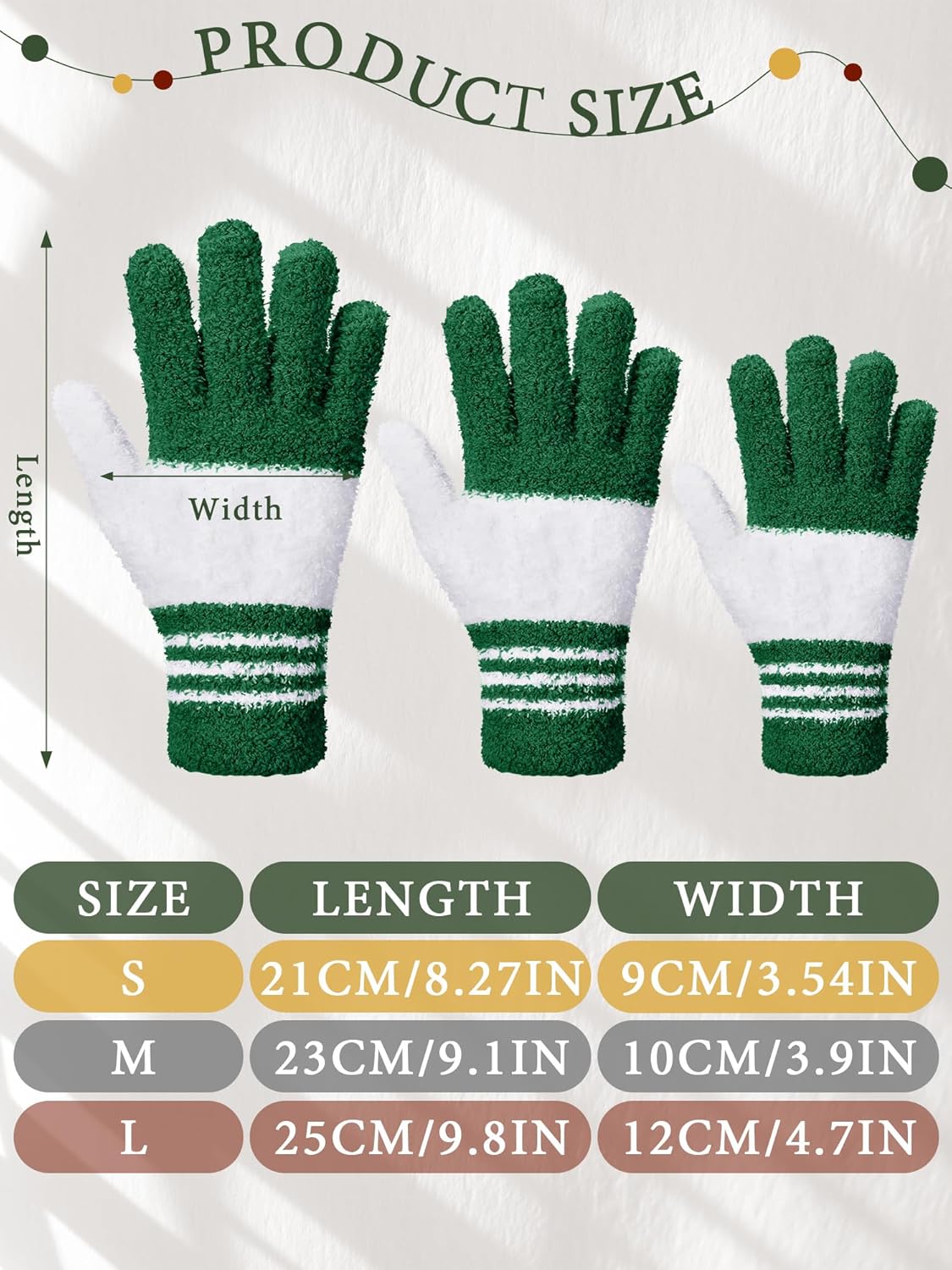 Patelai 3 Pairs Microfiber Plant Dusting Gloves Leaf Cleaning Gloves for Indoor Plants, Blinds, Furniture, House (Green Yellow,Blue,Pink,Medium)