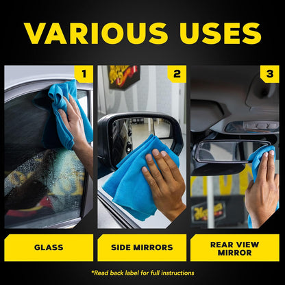 Meguiar's Ultimate Glass Cleaner & Water Repellent - Premium Glass and Window Cleaner for Quick Cleaning with Hydrophobic Technology that Acts as a Rain Repellent Improving Visibility in Rain - 16oz