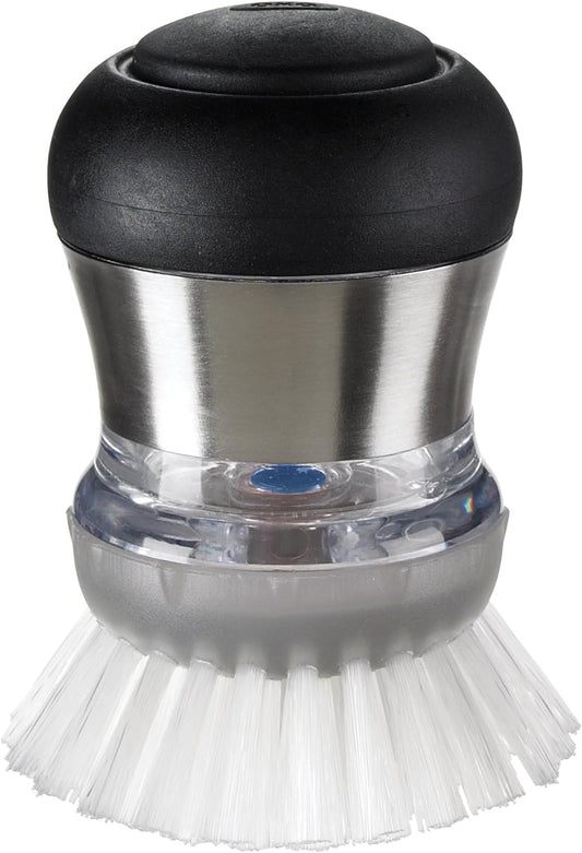 OXO Steel Soap Dispensing Palm Brush Refills, 2-Pack