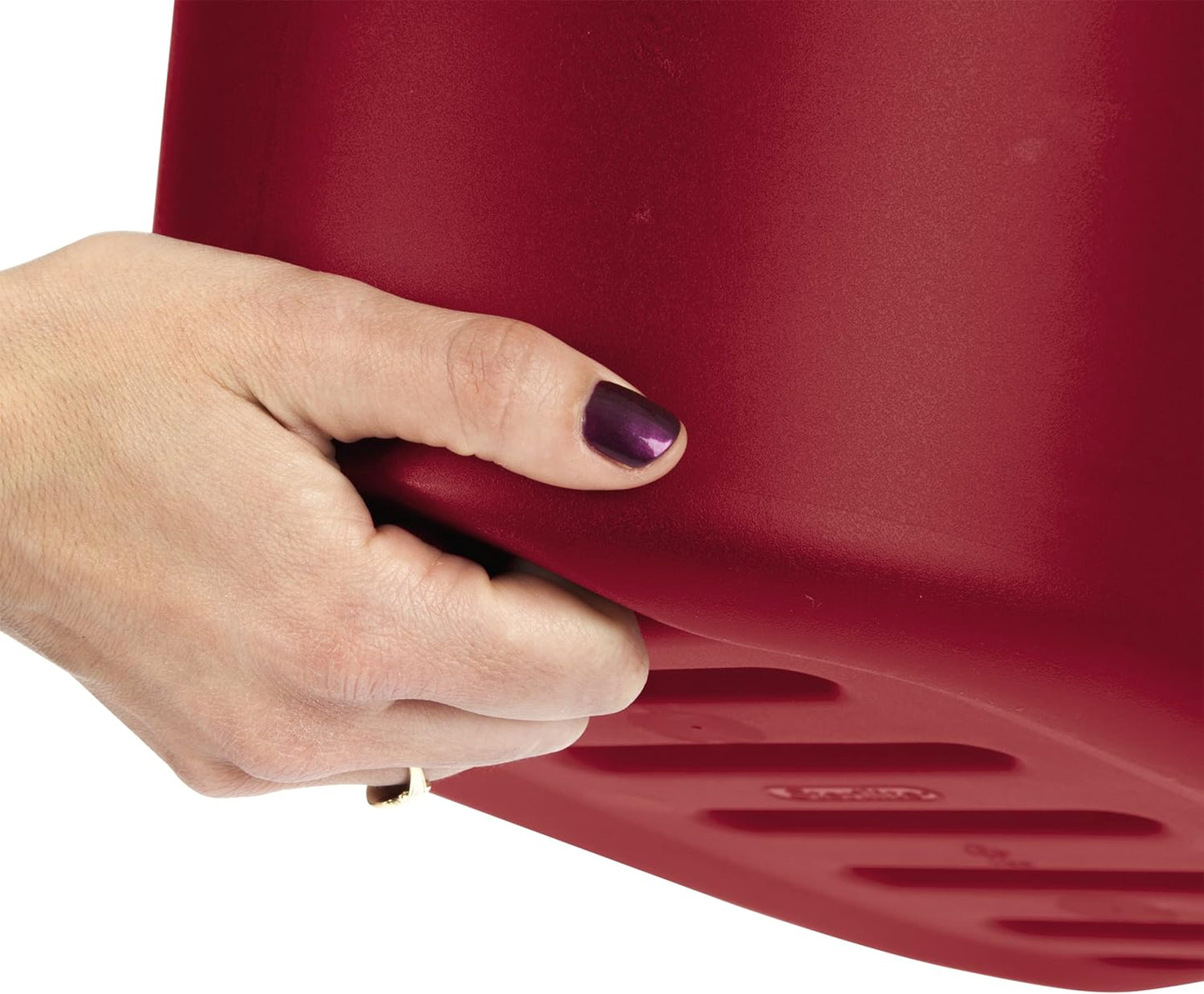 Sterilite 17.5 Qt Mop Bucket with Handle and Wringer, Ideal for Household Cleaning and Mopping, 2 Spouts to Easily Pour Water, Red, 4-Pack