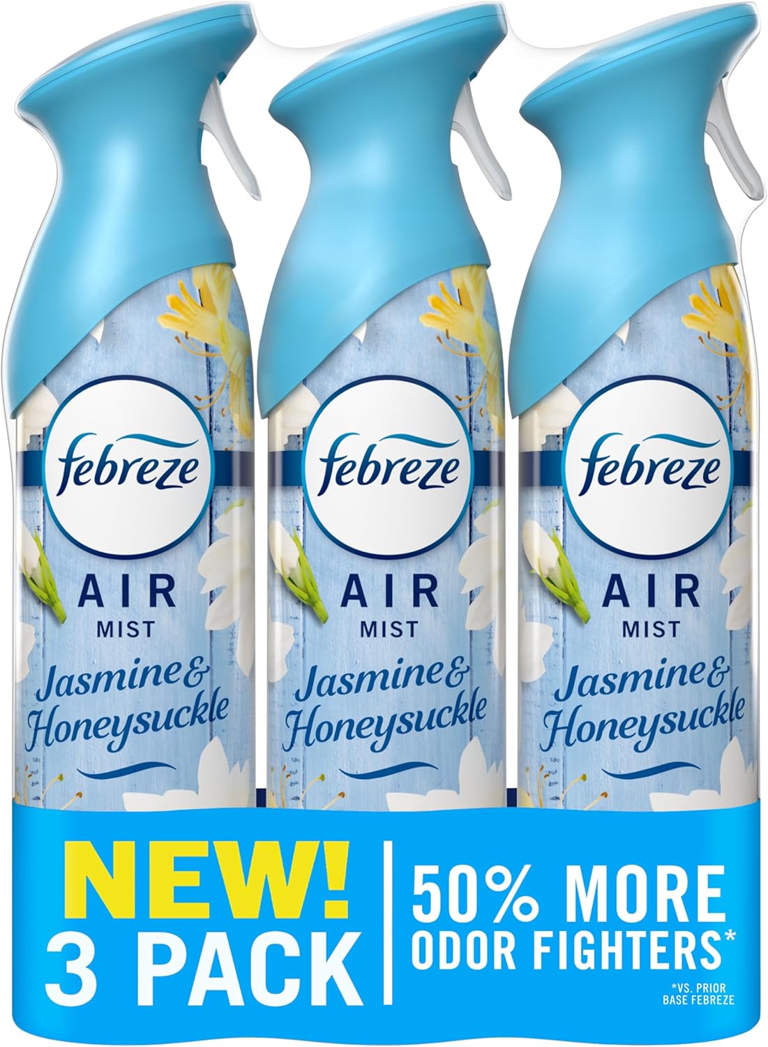Febreze Air Mist, Air Freshener, Odor Fighting Room Spray, Deodorizer for Home Bathroom Kitchen Office Apartment, Lilac Sunrise, Warm Ocean Breeze, Summer Golden Hour Variety Pack, 8.1oz (Pack of 3)