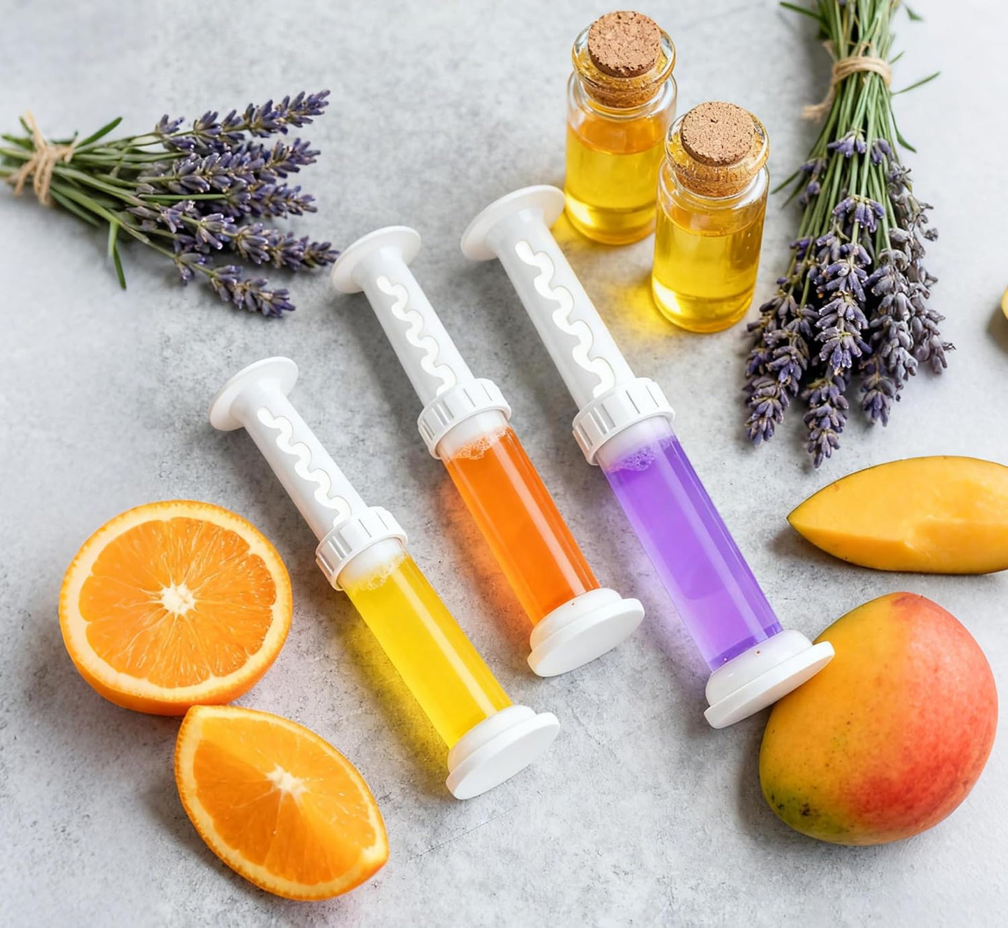 Toilet Cleaner Gel Stamp, Automatic Toilet Bowl Cleaner & Freshener, Helps Prevent Limescale & Odors, Lavender, Citrus, Mango & Tulip Scents, Bathroom Cleaning Essentials, 3-Pack