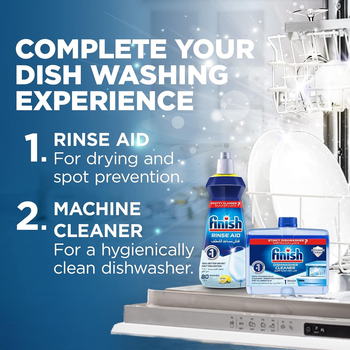 Finish Dishwasher Cleaner, 250 ml
