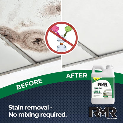RMR-86 Instant Mold and Mildew Stain Remover Spray - Scrub Free Formula, 32 Fl Oz