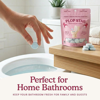 Toilet Tablets Odor Eliminator, Bathroom Toilet Deodorizer Drop Ins for Odor Control, Toilet Freshener Tablets for Smell Eliminator, Home Bathroom Deodorizer, 40 Pack | As Seen on Shark Tank
