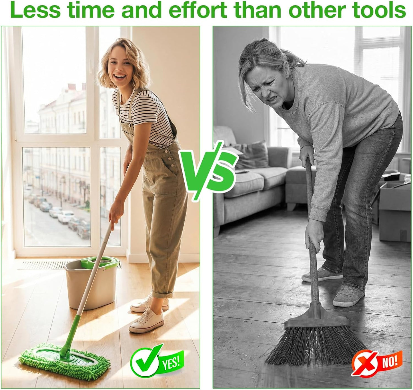 Mop Pads for Swiffer Sweeper Reusable Microfiber 5PCS Dry Wet Replacement Mop Pad Refills Sweeping Mopping Cloths for Floor Cleaning