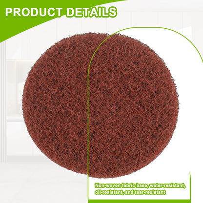 16pcs Kitchen Pads Power Scrubber Pads Set Electric Scrubber Replacement Scouring Pads fit for Dremel Versa Scouring Pads,Green
