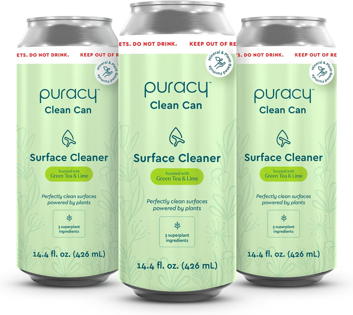 Puracy All-Purpose Cleaning Wipes – Non Toxic All Purpose Cleaner for Grease & Grime, Appliance Wipes, Lemongrass Scent (10.8 oz, 1 Pack, 50 Count)