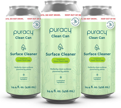 Puracy All-Purpose Cleaning Wipes – Non Toxic All Purpose Cleaner for Grease & Grime, Appliance Wipes, Lemongrass Scent (10.8 oz, 1 Pack, 50 Count)