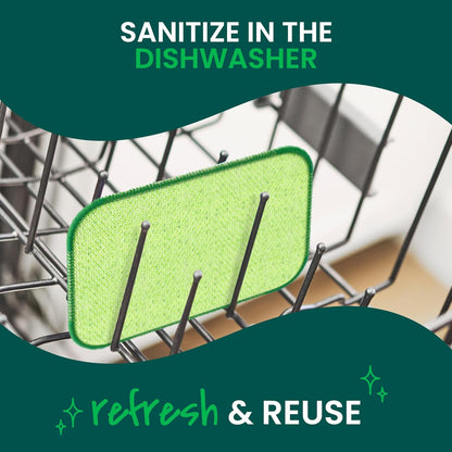 Scotch-Brite Stay Clean Scrubbing Dish Cloths, Rinses Clean and Dries Quick, 2 Non-Scratch Dish Cloths