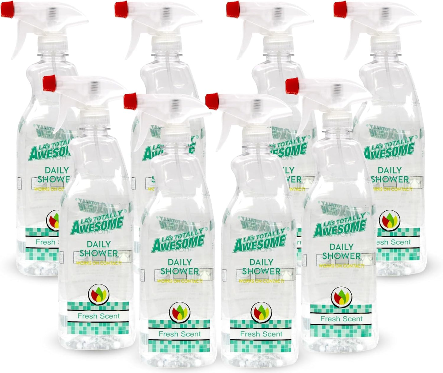 La's Totally Awesome Daily Shower Cleaner Spray, For Showers, Tubs and more, Plant-Derived Formula, 32 Fl Oz (Pack of 3)