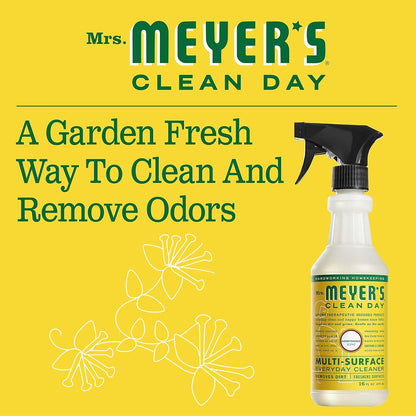 Mrs. MEYER'S Kitchen Set, Dish Soap, Hand Soap, and Multi-Surface Cleaner, 3 CT (Snowdrop)