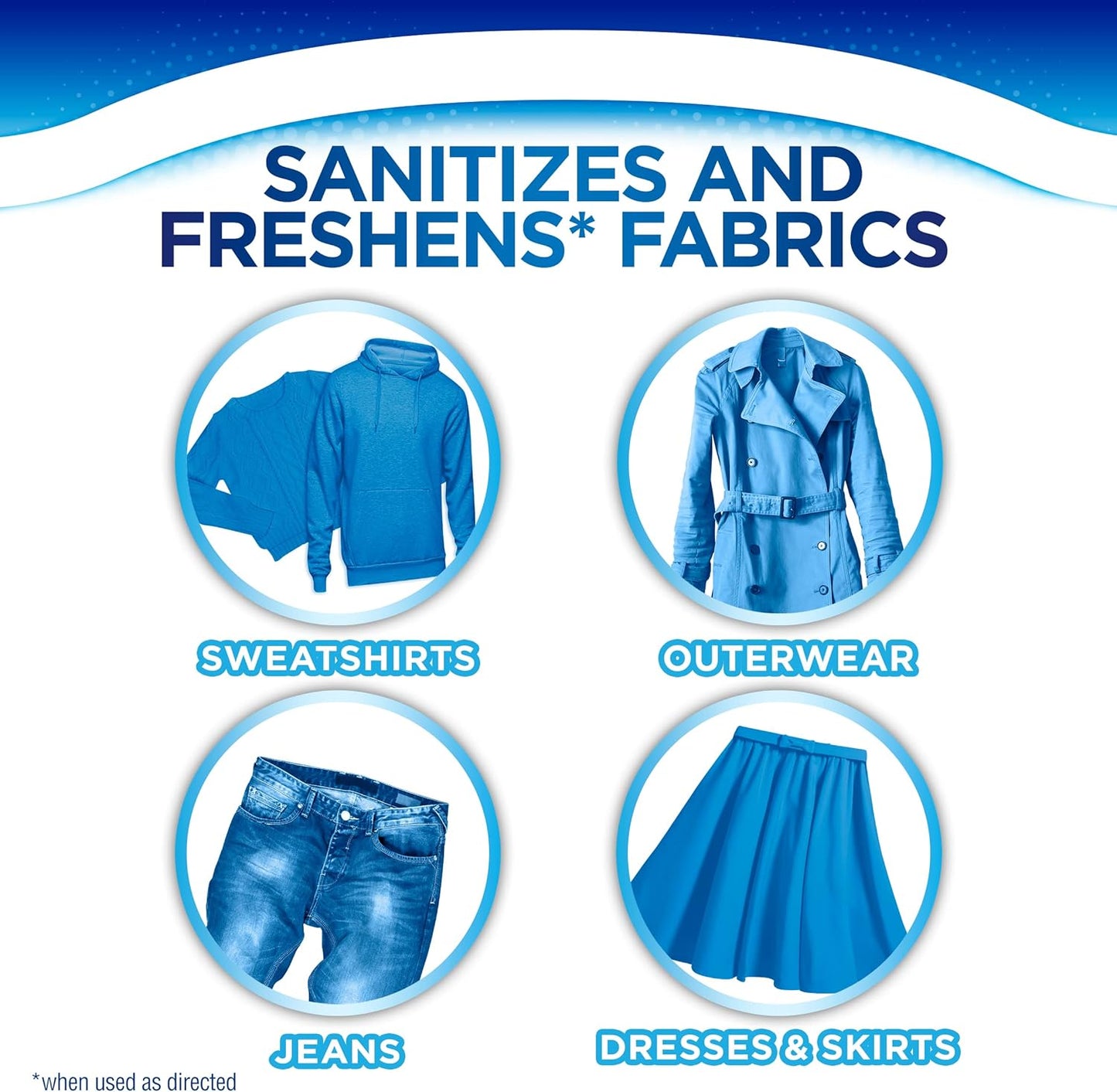 Lysol Antibacterial Laundry Refresher Spray, Fabric Sanitizing and Freshening Spray, For Sanitizing and Deodorizing Clothes, Crisp Linen, 1 Count, 22 oz.